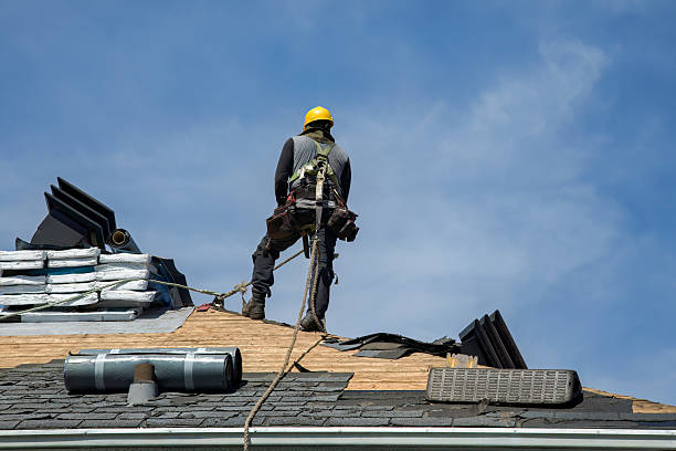 Professional Flat Roof Repair technician working in Watchung, NJ